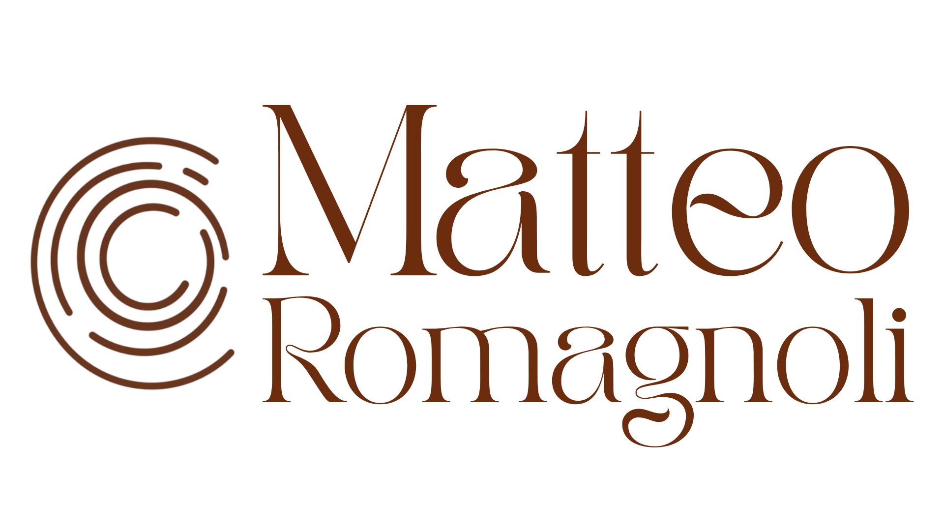 Logo con impronta di Matteo Romagnoli.
